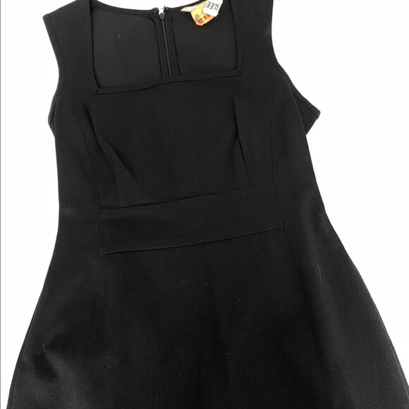 Banana Republic Fitted Black Cocktail Dress Square Neckline SIZE 6 - Picture 2 of 5
